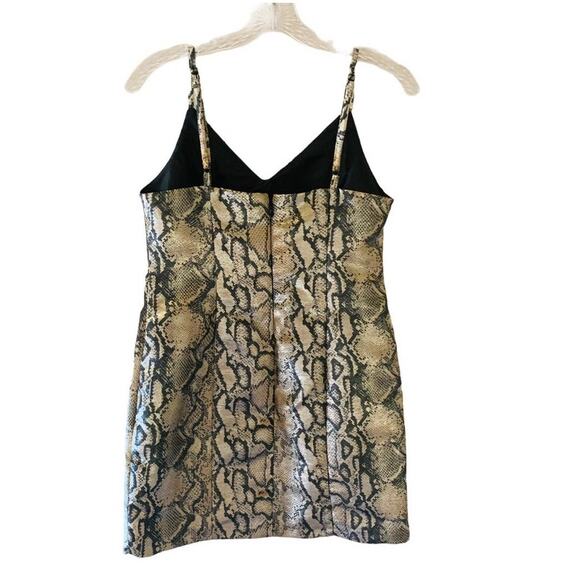Topshop Snake Print Spagetti Strap Dress Size 6 NWT - Picture 3 of 8
